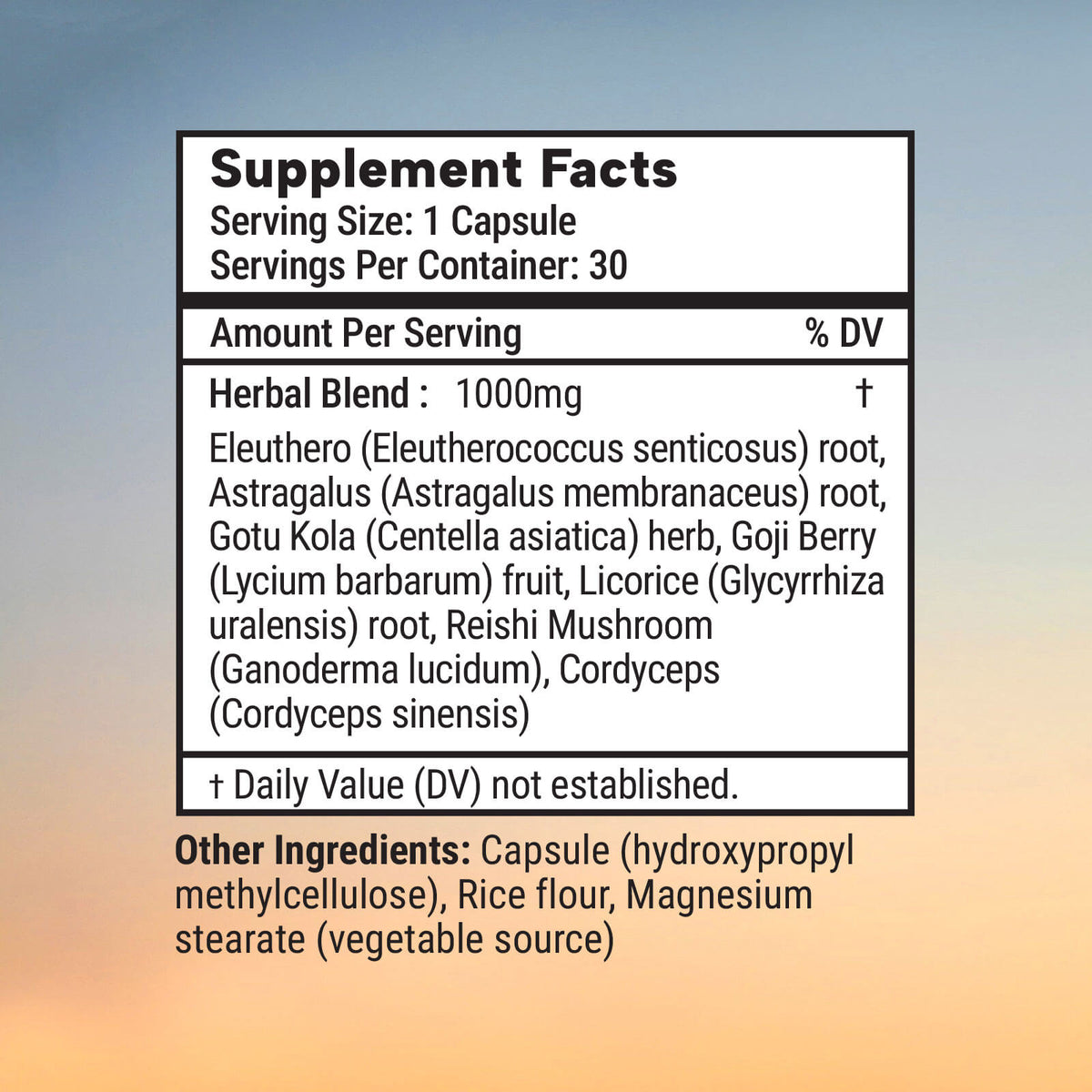Health & Vitality Morning Supplement